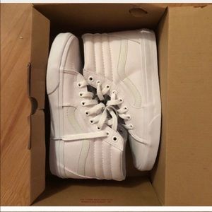 Whites vans shoes